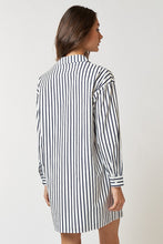 Load image into Gallery viewer, Collard Button up Dress, Navy