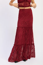 Load image into Gallery viewer, Lace Maxi Skirt