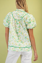 Load image into Gallery viewer, Floral Print Blouse, Green