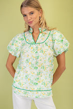 Load image into Gallery viewer, Floral Print Blouse, Green