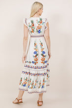 Load image into Gallery viewer, Calli Midi Dress, White/Multi