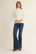 Load image into Gallery viewer, Eloise Eyelet Top, White