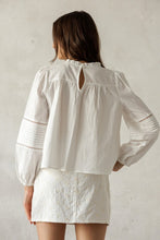 Load image into Gallery viewer, Pintuck Lace Detailed Long Sleeve Top