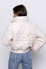 Load image into Gallery viewer, Ribbon Puffer Jacket, Pink