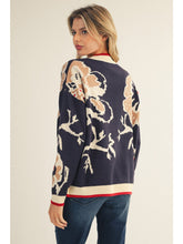 Load image into Gallery viewer, Floral Pattern Sweater Top