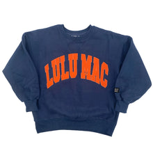 Load image into Gallery viewer, Lulu Mac Sweatshirt, Navy/Orange