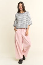 Load image into Gallery viewer, Striped Button Down Sweater, Grey