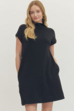 Load image into Gallery viewer, Black Mock Neck Dress