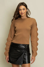 Load image into Gallery viewer, Scalloped Sleeve Sweater