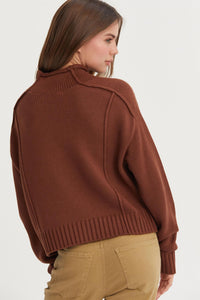 Lily Crewneck, Chestnut