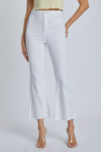 Load image into Gallery viewer, Morgan Crop Flare Jean, White
