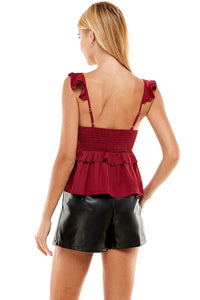Jordan Top, Burgundy