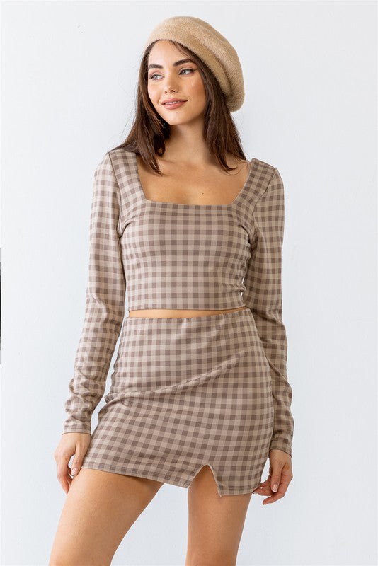 Kora Plaid Set