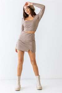 Kora Plaid Set