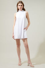 Load image into Gallery viewer, Benson Mock Neck Dress, White

