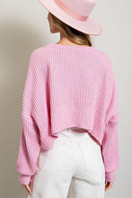 Load image into Gallery viewer, Better Days Sweater, Bubble Pink
