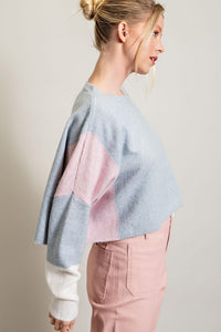 Taylor Knit Top, Blue
