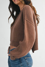 Load image into Gallery viewer, Cropped Mock Neck Sweater
