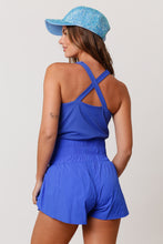 Load image into Gallery viewer, Cross Over Romper, Royal
