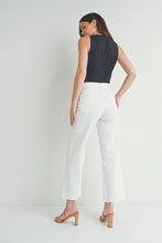 Load image into Gallery viewer, Ava Slim Wide Leg Jeans, White
