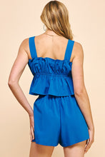 Load image into Gallery viewer, Pleated Tank Top, Blue
