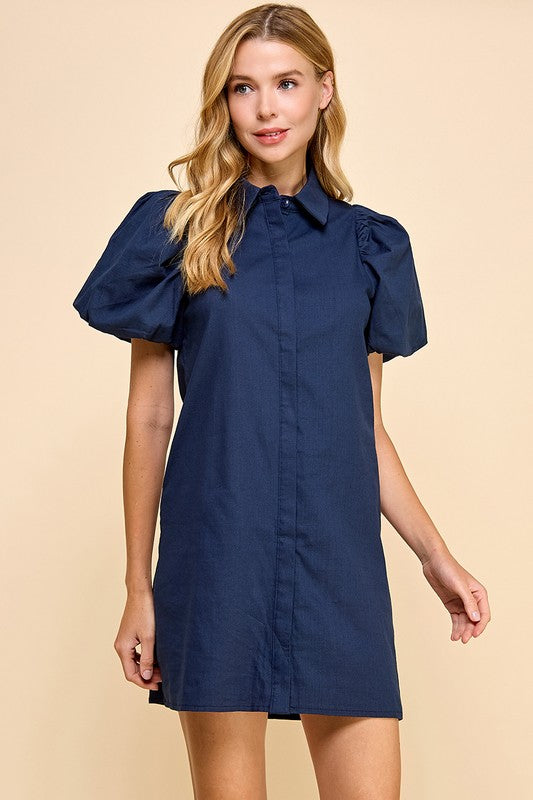 Beverly Dress, Navy