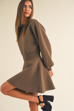 Load image into Gallery viewer, Davi Sweater Dress, Mocha
