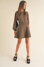 Load image into Gallery viewer, Davi Sweater Dress, Mocha
