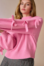 Load image into Gallery viewer, Aria Bow Sweater, Pink
