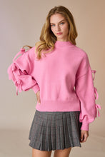 Load image into Gallery viewer, Aria Bow Sweater, Pink
