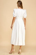 Load image into Gallery viewer, Eden Midi Dress, White
