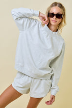 Load image into Gallery viewer, Mock Neck Terry Sweatshirt
