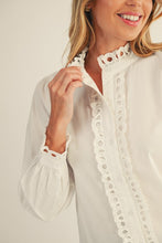 Load image into Gallery viewer, Eloise Eyelet Top, White
