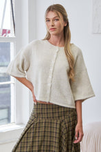 Load image into Gallery viewer, Button Down Sweater, Ivory

