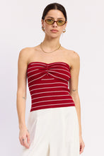 Load image into Gallery viewer, Cherry Coast Strapless Top
