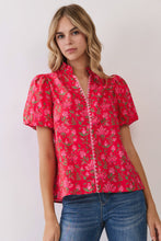 Load image into Gallery viewer, Pink Floral Top
