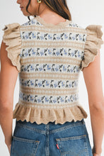 Load image into Gallery viewer, Claire Knit Top, Taupe
