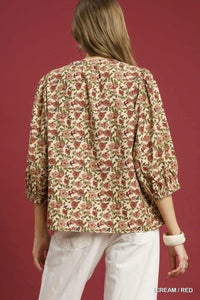 Pintuck Blouse