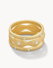 Load image into Gallery viewer, Sand Bar Ring Stack White Opal
