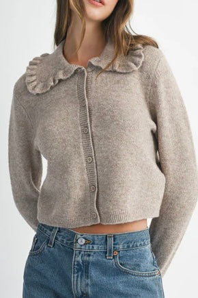 Stacy Ruffled Cardigan