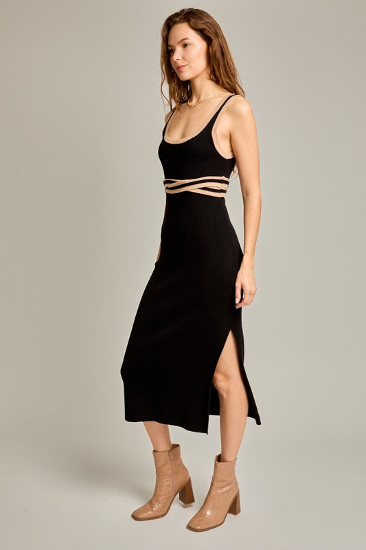 linen button down midi dress Button Down Striped Linen Midi Dress