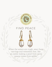 Load image into Gallery viewer, Find Peace Drop Earrings
