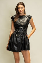 Load image into Gallery viewer, Lex Faux Leather Dress, Black
