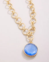 Load image into Gallery viewer, Naia Chunky Necklace 20" Optic Blue

