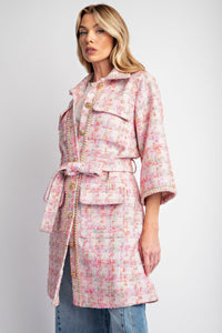 Rose Tweed Dress
