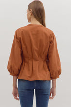 Load image into Gallery viewer, Caramel Pintuck Top

