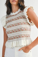 Load image into Gallery viewer, Claire Knit Top, Cream
