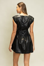 Load image into Gallery viewer, Lex Faux Leather Dress, Black
