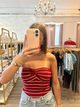 Load image into Gallery viewer, Cherry Coast Strapless Top
