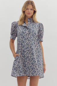 Midnight Floral Dress